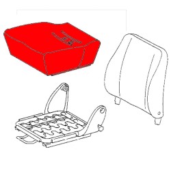 Mercedes W460 W461 Seat Pad (replaces A4619100150)